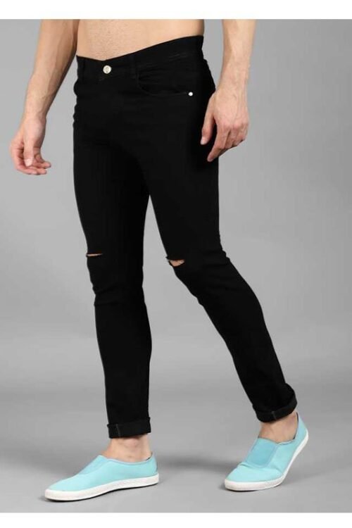 Foreign heights Slim Men Black Jeans