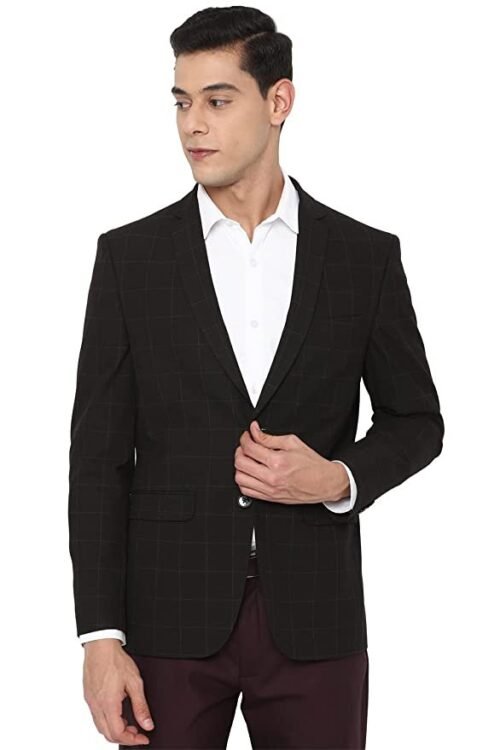 Allen Solly Men’s Black Blazer Slim