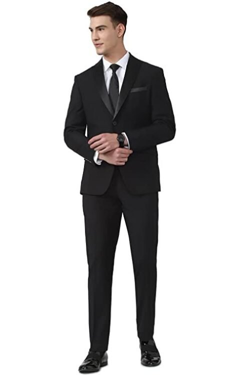 Peter England Men Business Suit Pants Set