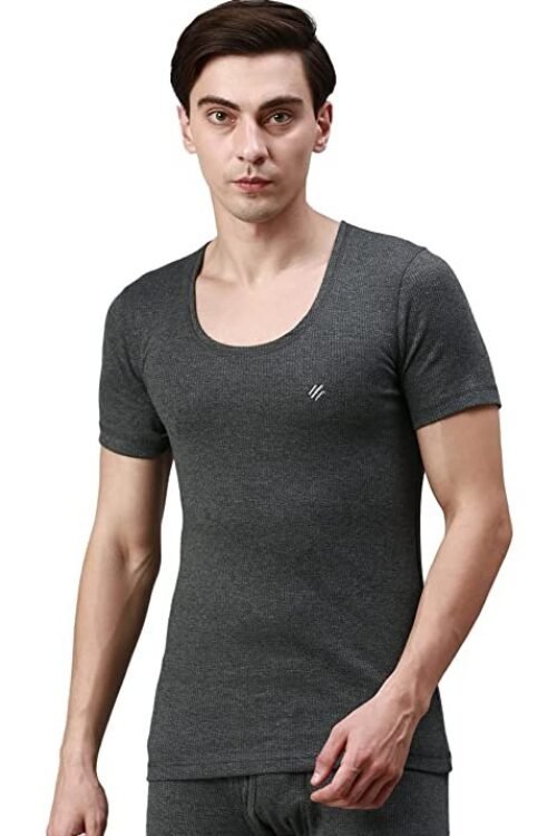 ONN Men’s Solid Cotton Thermal Top