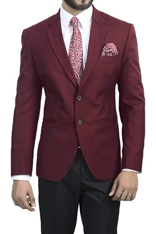 MANQ Men’s Slim Fit Formal/Party Blazer