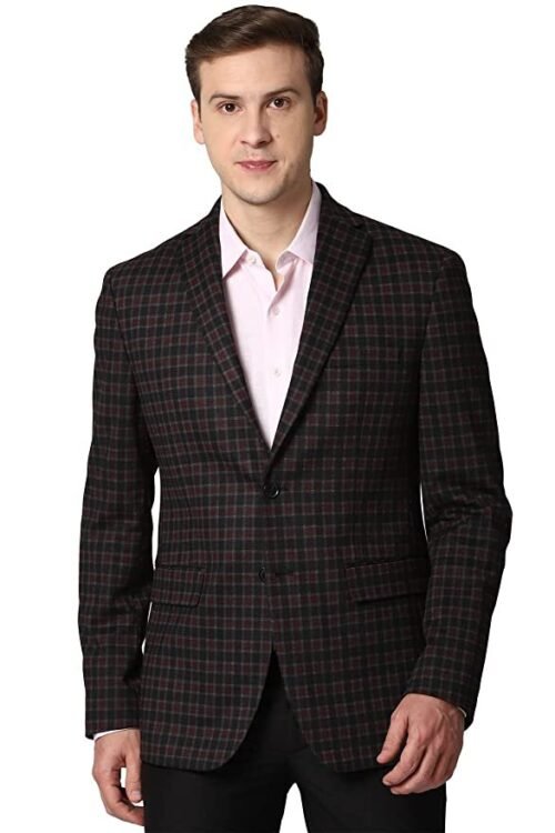 Peter England Men Maroon Blazer Regular (PIBZWNSFS78410 40)