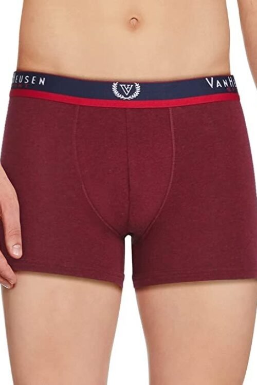 Van Heusen Men Trunks – Cotton Elastane – Jaspe Textured, Double Layer Gusset , Label Free