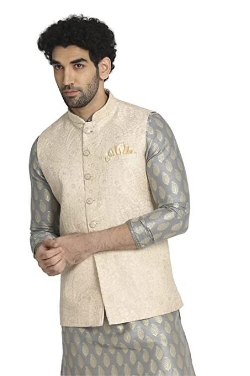 Manyavar Men’s Nehru Jacket