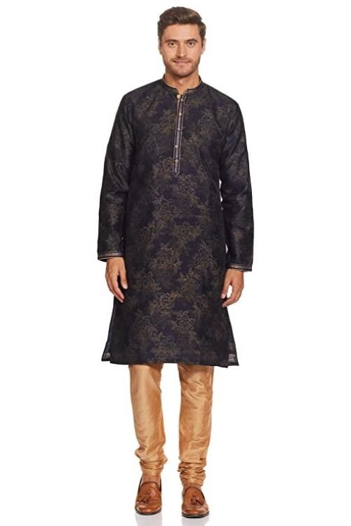 Manyavar Men’s Silk Blend Kurta