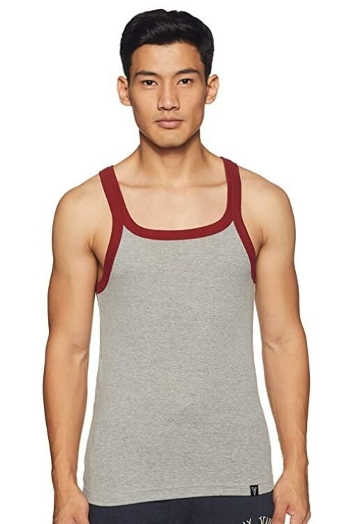 Van Heusen Athleisure Men Vest – 100% Combed Cotton – Quick Dry, Round Neck, Ultra Soft